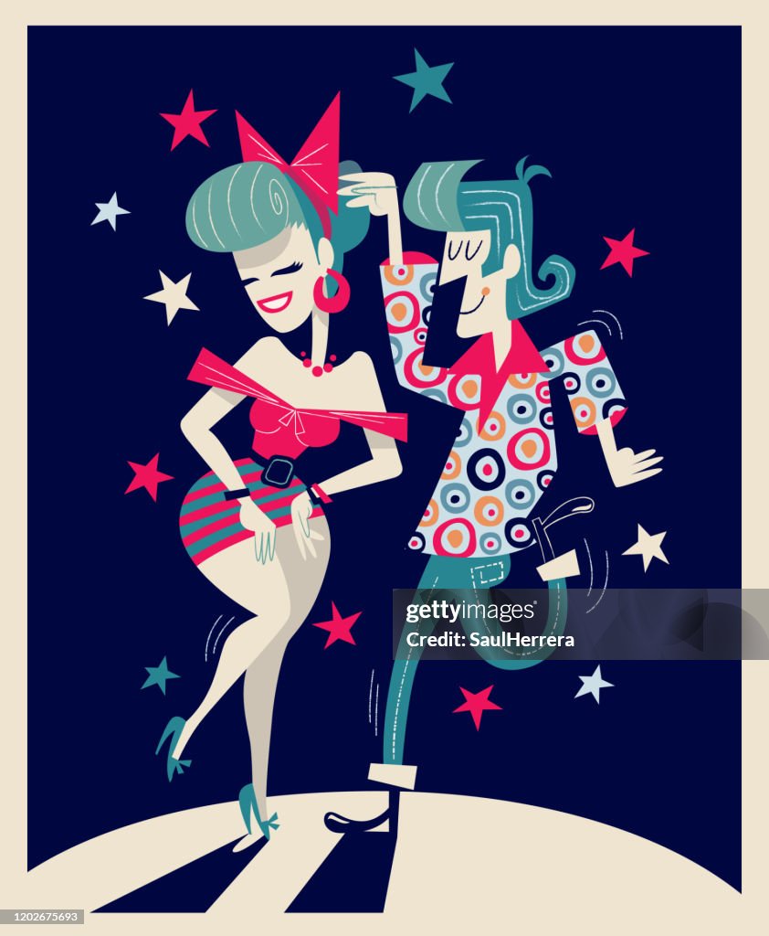 Pareja bailarina