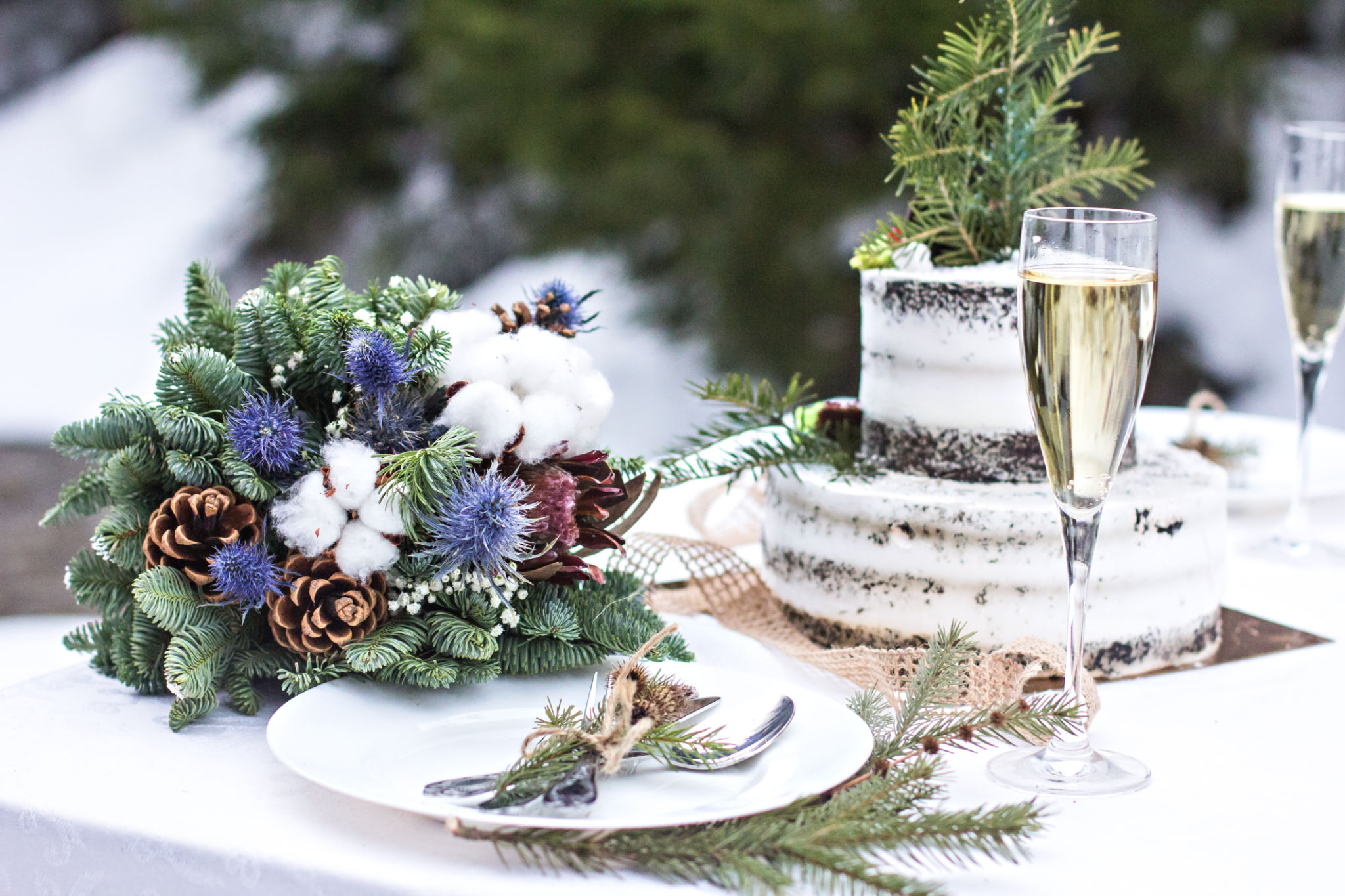 winter wedding decorations