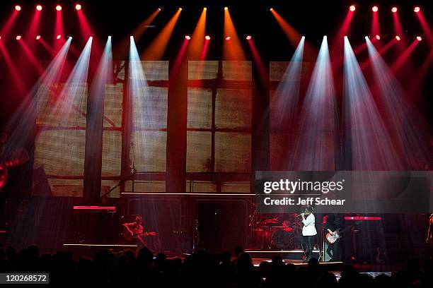 General view of atmosphere during "The Voice" Live on tour at the Rosemont Theatre on August 2, 2011 in Chicago, Illinois.