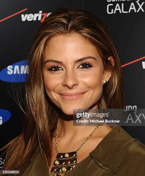 Television personality Maria Menounos attends the Samsung Galaxy Tab 10.1 Launch Event at The Beverly on August 2, 2011 in Los Angeles, California.