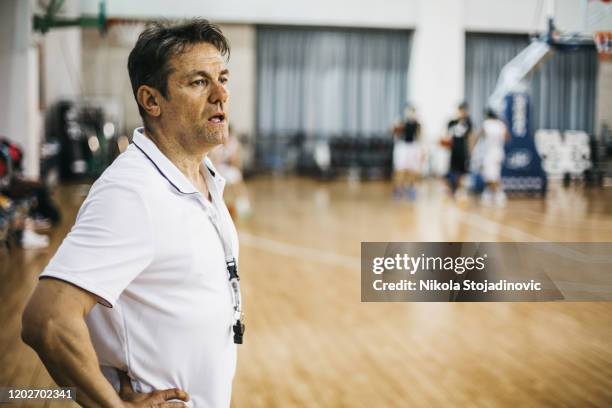 i love my job, senior basketball coach - high school basketball stock pictures, royalty-free photos & images