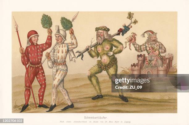 舍姆巴特魯弗（化學巴特跑步者），紐倫堡，德國（1449-1539），傳真（色譜），出版于1897年 - fiesta 幅插畫檔、美工圖案、卡通及圖標