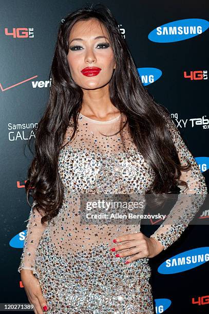 Actress Kea Ho arrives at the Samsung Galaxy Tab 10.1 launch party at The Beverly on August 2, 2011 in Los Angeles, California.