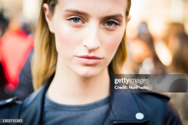 People at Street Style At Ermanno Scervino Fashion Show: February 22 - Milan Fashion Week Fall/Winter 2020-2021 22 February 2020, Milan, Italy