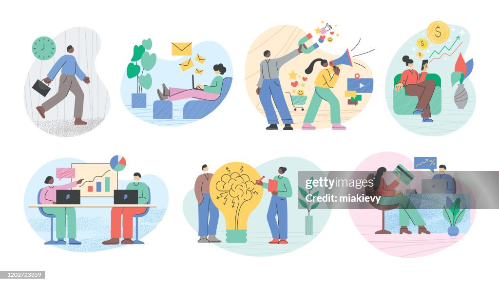 Business people working
