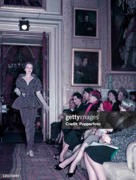 The presentation of Christian Dior's Winter Collection at a fashion show at Blenheim Palace in the presence of Princess Margaret in aid of the...