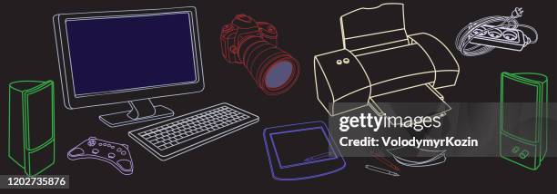 Computer Basement Drawing Photos and Premium High Res Pictures - Getty ...