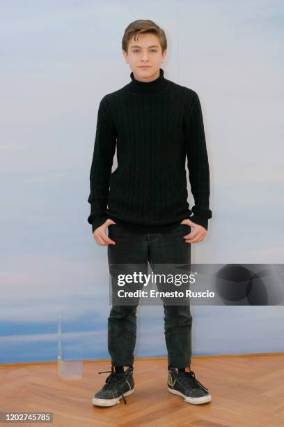 Augusto Zazzaro attends "Il Ladro Di Giorni" Photocall on January 29, 2020 at Hotel Naiadi in Rome, Italy.