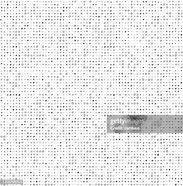 Point Pattern Seamless Black And White Points Seamless Pattern High-Res Vector Graphic - Getty ...