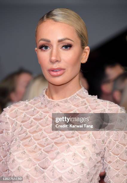 Olivia Attwood attends the National Television Awards 2020 at The O2 Arena on January 28, 2020 in London, England.