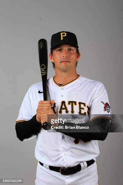 John Ryan Murphy of the Pittsburgh Pirates poses for a photo during the Pirates' photo day on February 19, 2020 at Pirate City in Bradenton, Florida.
