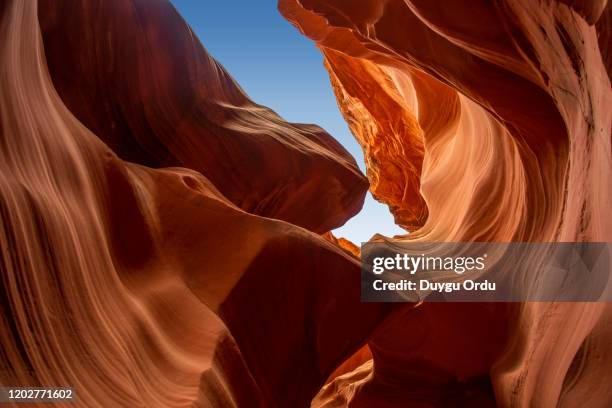 antilope canyon - slot canyon fotografías e imágenes de stock