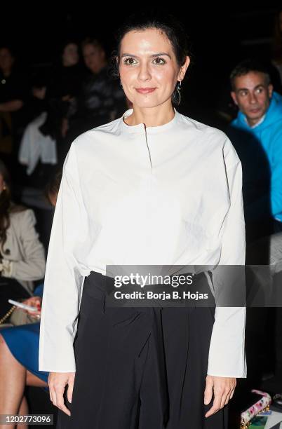 Maria Reyes attends Devota y Lomba fashion show during the Merecedes Benz Fashion Week Autum/Winter 2020-21 at Ifema on January 29, 2020 in Madrid,...