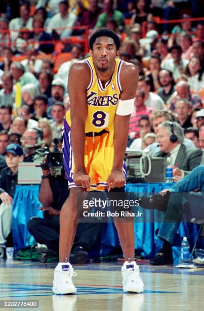 Los Angeles Lakers Kobe Bryant during Game 1 action during the NBA Playoff game against Portland Trailblazers in Los Angeles, California, April 25,...