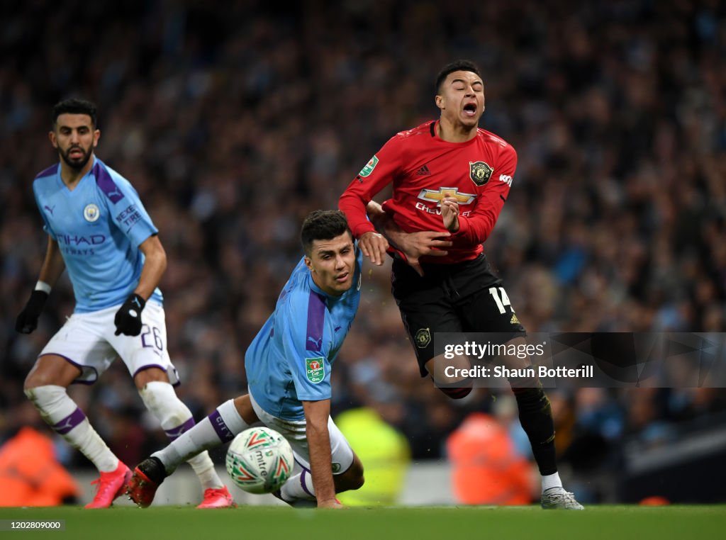 Manchester City v Manchester United - Carabao Cup: Semi Final