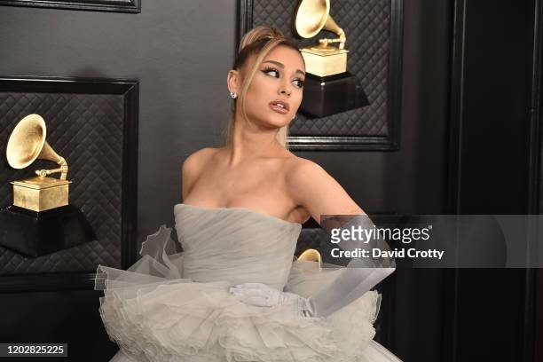 Ariana Grande attends the 62nd Annual Grammy Awards at Staples Center on January 26, 2020 in Los Angeles, CA.