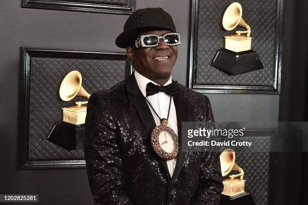 Flavor Flav attends the 62nd Annual Grammy Awards at Staples Center on January 26, 2020 in Los Angeles, CA.