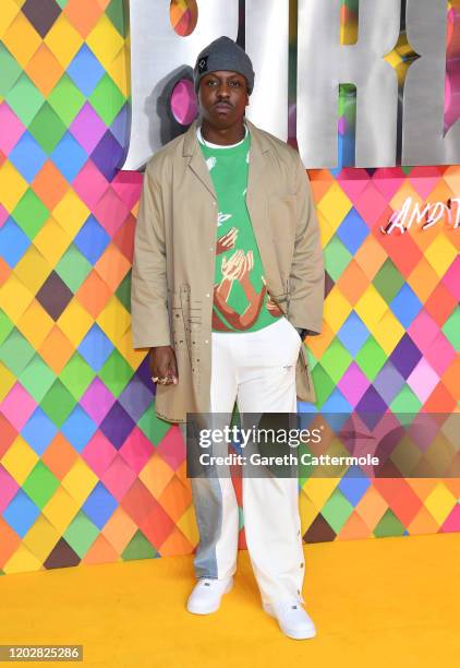 Jamal Edwards attends the "Birds of Prey: And the Fantabulous Emancipation Of One Harley Quinn" World Premiere at the BFI IMAX on January 29, 2020 in...