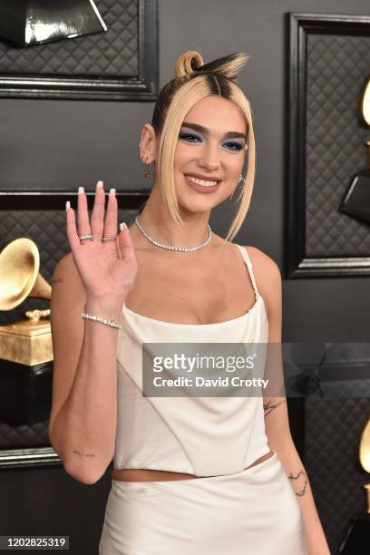 Dua Lipa attends the 62nd Annual Grammy Awards at Staples Center on January 26, 2020 in Los Angeles, CA.