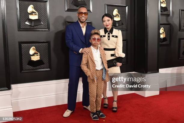 Anderson .Paak, Soul Rasheed and Jae Lin attend the 62nd Annual Grammy Awards at Staples Center on January 26, 2020 in Los Angeles, CA.