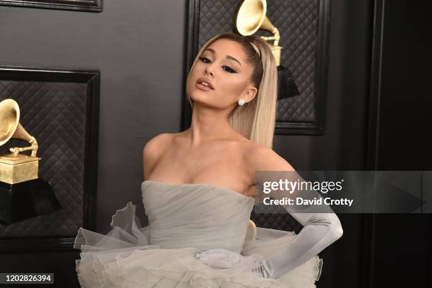 Ariana Grande attends the 62nd Annual Grammy Awards at Staples Center on January 26, 2020 in Los Angeles, CA.