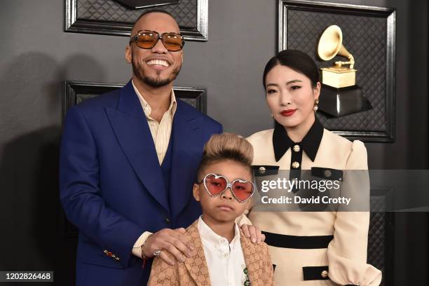 Anderson .Paak, Soul Rasheed and Jae Lin attend the 62nd Annual Grammy Awards at Staples Center on January 26, 2020 in Los Angeles, CA.