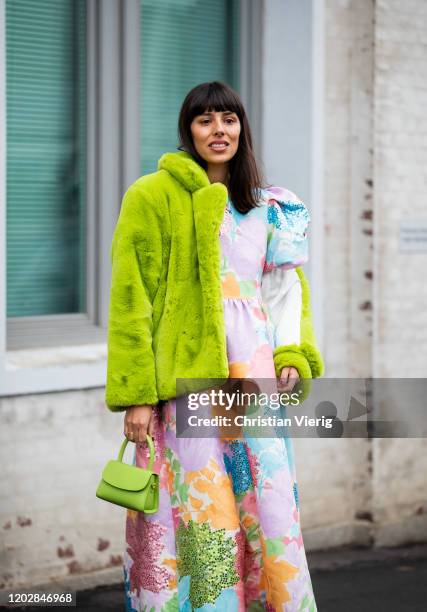 Babba Rivera seen outside Cecilie Bahnsen during Copenhagen Fashion Week Autumn/Winter 2020 Day 2 on January 29, 2020 in Copenhagen, Denmark.