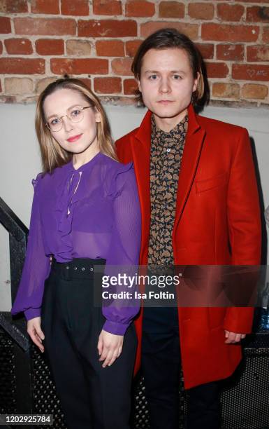 German actress Marija Mauer and German actor Tom Boettcher at the "Unapologetic Night" by BVLGARI x Constantin Film at BVLGARI CLVB on February 23,...