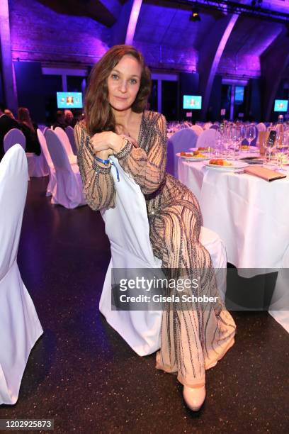 Jeanette Hain during the Cinema For Peace Gala at Westhafen Event & Convention Center on February 23, 2019 in Berlin, Germany.