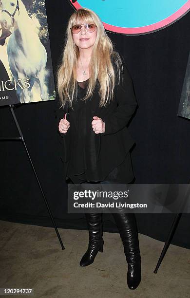 Recording artist Stevie Nicks attends a CD signing for "In Your Dreams" at Amoeba Music on August 3, 2011 in Hollywood, California.