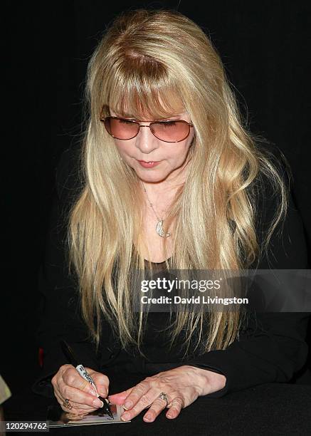 Recording artist Stevie Nicks attends a CD signing for "In Your Dreams" at Amoeba Music on August 3, 2011 in Hollywood, California.