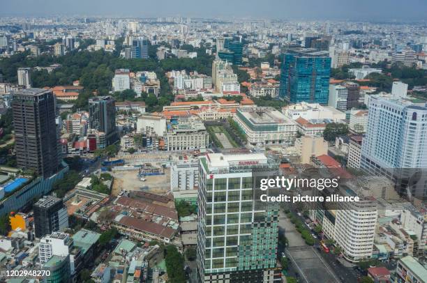 January 2020, Vietnam, Ho-Chi-Minh-Stadt: View over the city. Photo: Damian Gollnisch/dpa-Zentralbild/ZB