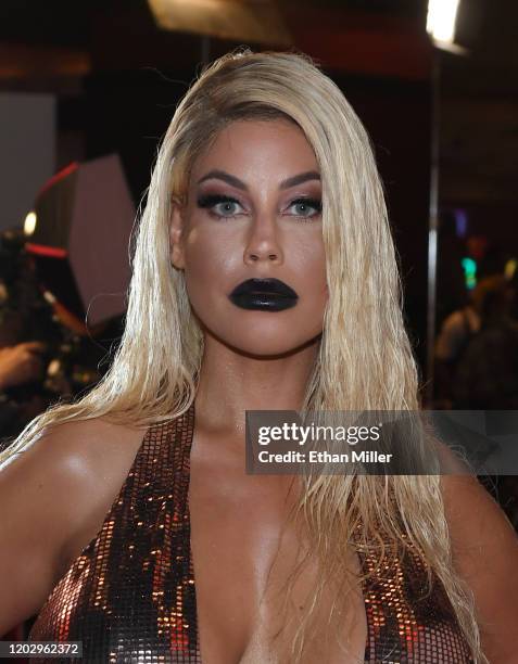 Adult film actress Bridgette B attends the 2020 Adult Video News Awards at The Joint inside the Hard Rock Hotel & Casino on January 25, 2020 in Las...