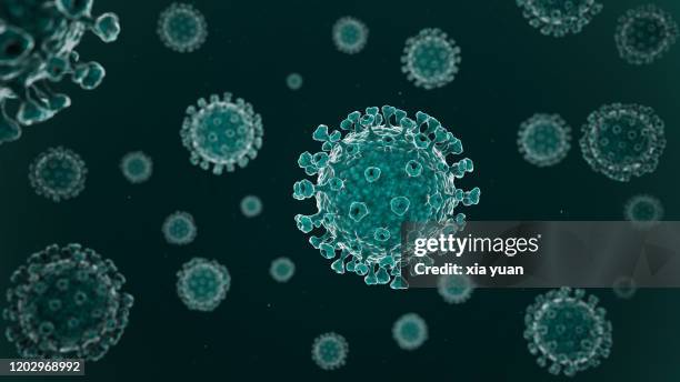 coronavirus structure - virus stock-fotos und bilder