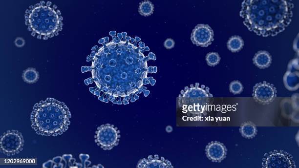 coronavirus structure - virus organism stock pictures, royalty-free photos & images