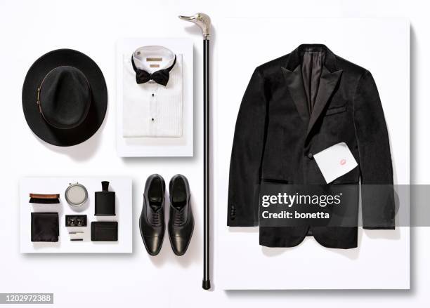 men's clothing and personal accessories - black shirt fashion stock pictures, royalty-free photos & images