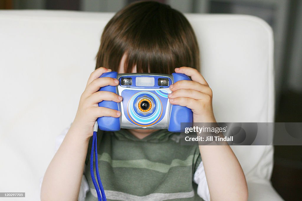3 Year Old With Camera