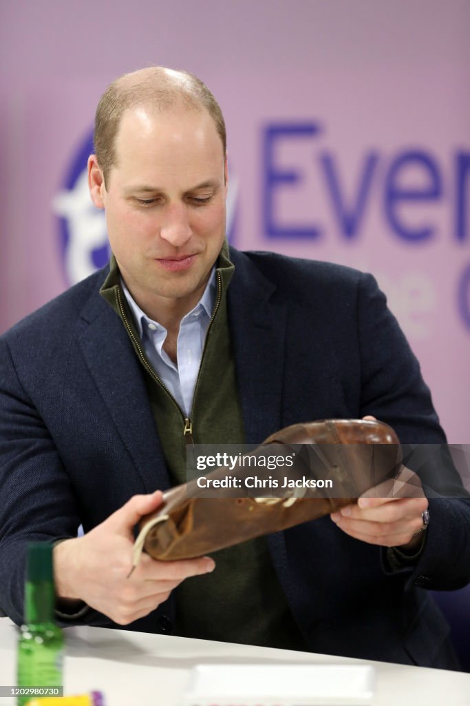 The Duke Of Cambridge Visits Everton In The Community