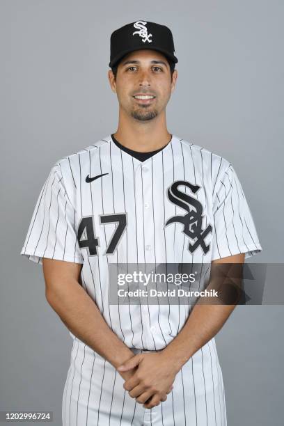 Gio Gonzalez of the Chicago White Sox poses during Photo Day on Thursday, February 20, 2020 at Camelback Ranch in Glendale, Arizona.