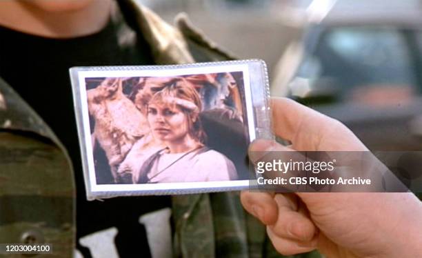 Judgment Day' photo of Linda Hamilton as Sarah Connor in 'The Terminator', July 3rd 1991.