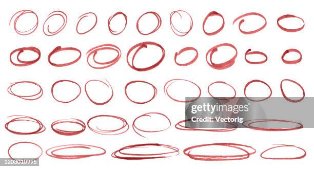 cricle - red circle stock illustrations