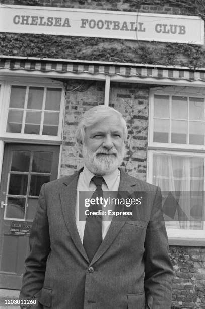 British businessman, football executive and hotelier Ken Bates, owner and chairman of Chelsea Football Club, London, UK, 25th April 1985.