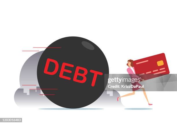 debt - employee needs stock illustrations