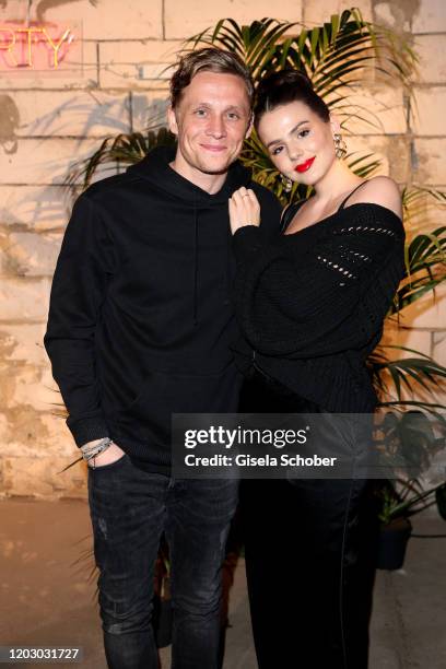 Matthias Schweighoefer and Ruby O. Fee during the Pantaflix Party as part of the 70th Berlinale International Film Festival at Neuzeit Ost on...