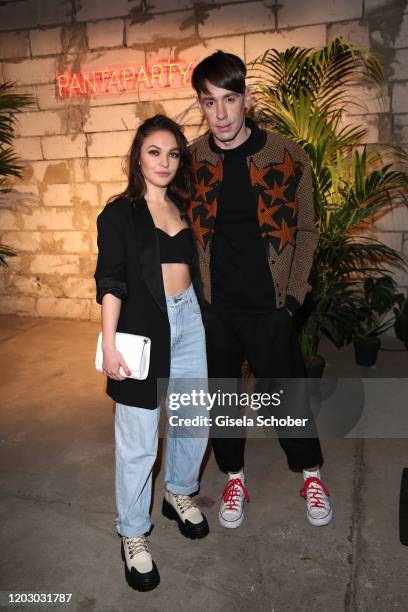 Emma Drogunova, Kilian Kerner during the Pantaflix Party as part of the 70th Berlinale International Film Festival at Neuzeit Ost on February 24,...