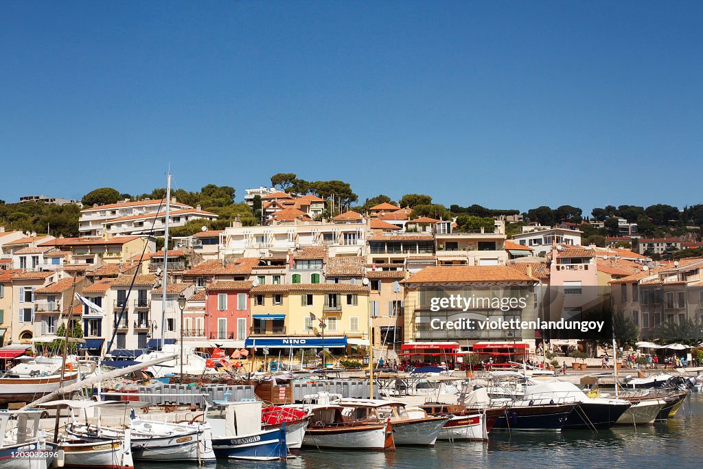 Seaside town of Cassis in the French Riviera