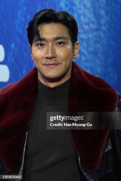 Choi Si-Won aka Siwon of South Korean boy band Super Junior attends the 29th Seoul Music Awards at Gocheok Sky Dome on January 30, 2020 in Seoul,...