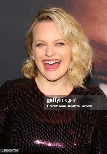 Elisabeth Moss attends the Premiere of Universal Pictures' "The Invisible Man" at TCL Chinese Theatre on February 24, 2020 in Hollywood, California.