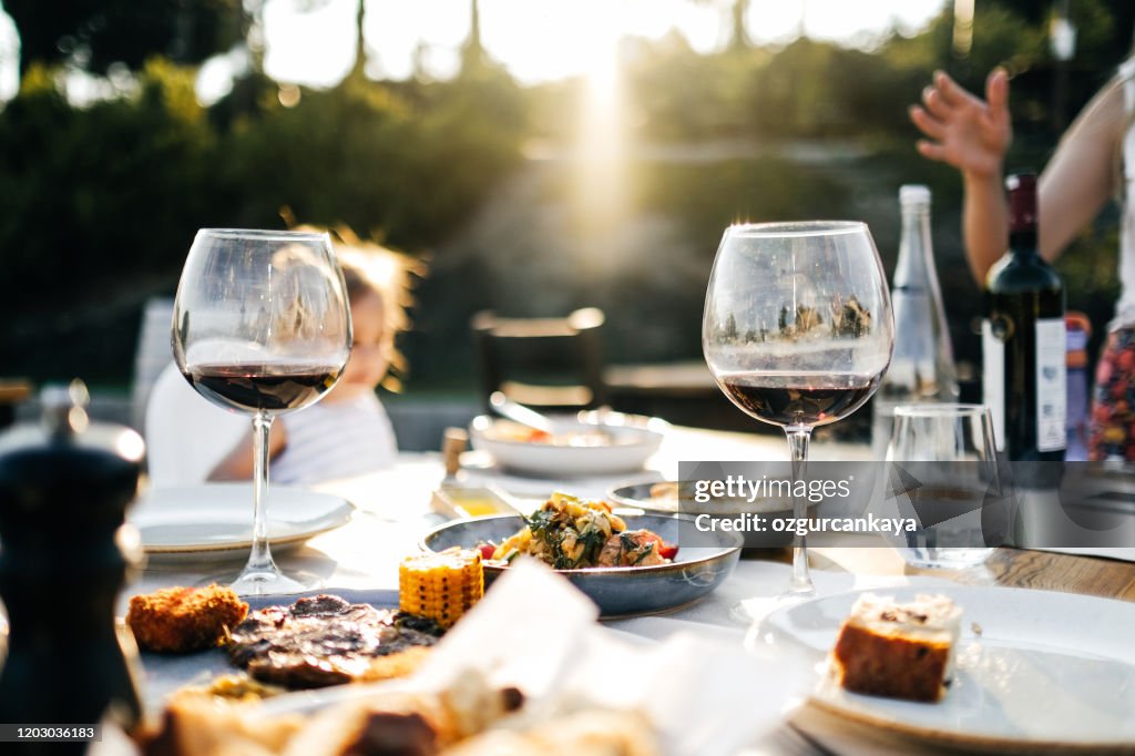 Romantic dinner for two