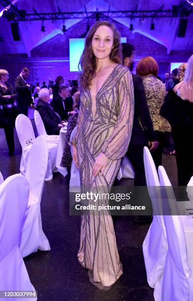 February 2020, Berlin: 70th Berlinale, Cinema for Peace Gala: Actress Jeanette Hain. The International Film Festival takes place from 20.02. To ....